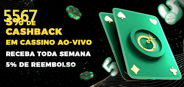 Promoções do cassino ao Vivo 5567